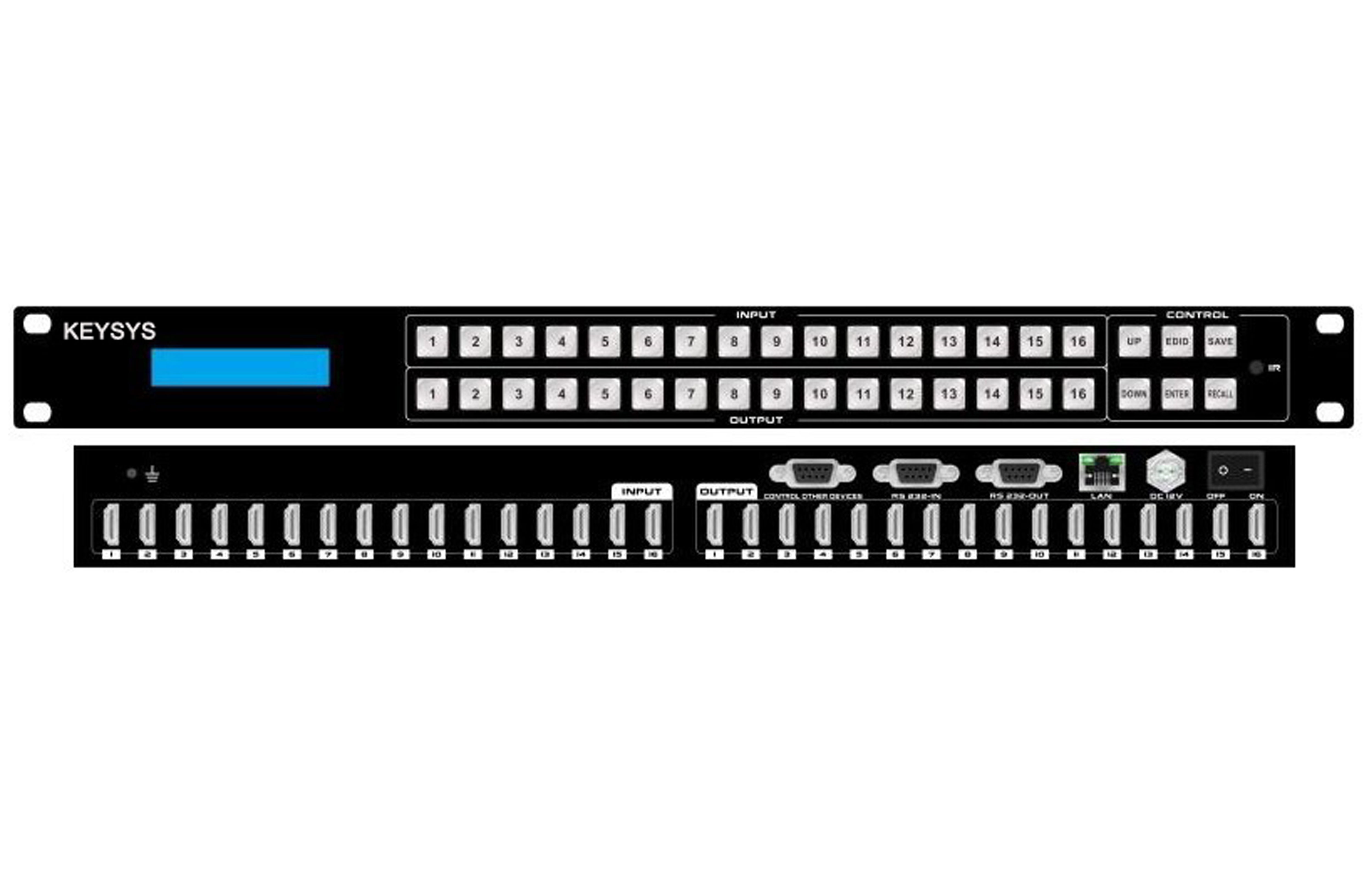 16X16HDMI矩阵(4K版) KS-HDMI161